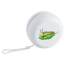'Caterpillar Eating A Leaf' Retro Style Yo-Yo (YY00041238)