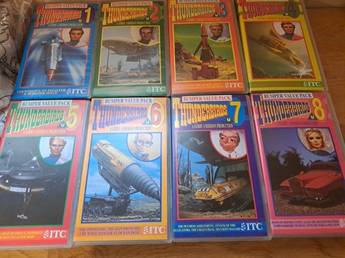 Thunderbirds vhs bundle - thunderbirds, 1-8