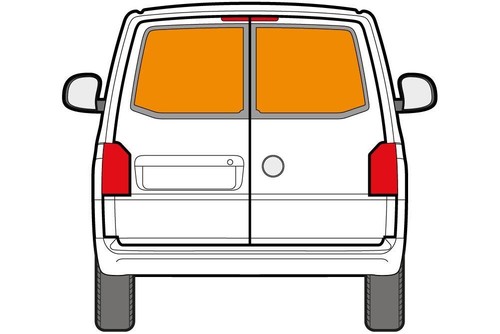 Rear barn door thermal blind - barn,
