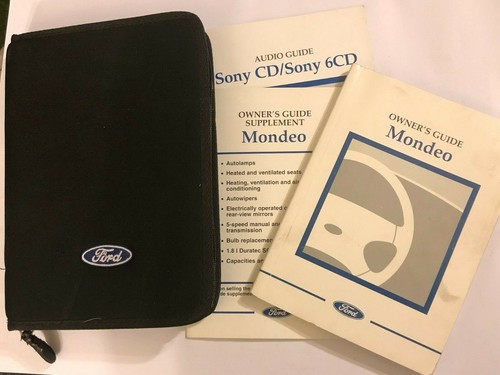 Ford mondeo owners handbook - mondeo,