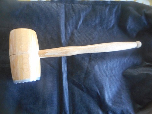 Old wooden tenderizer - ,, 11"