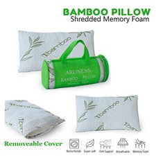 Bamboo pillow shredded memory - shredded,