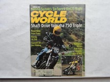 August 1976 Cycle World Honda XL250 Yamaha 750 Triple Suzuki RM125 B11588