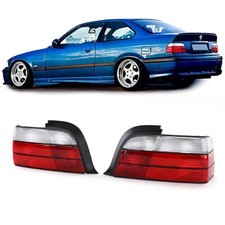 CLEAR REAR TAIL LIGHTS LAMPS