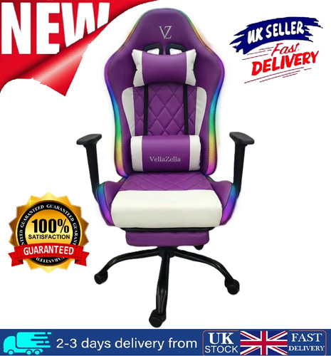 Gaming chair with rgb led - with,