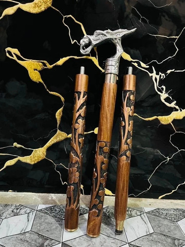 Dragon head brass handle - dragon,