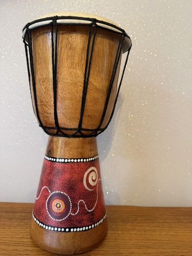 Drum hand carved - hand,