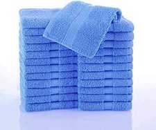 PACK OF 12 FACE TOWELS 100%