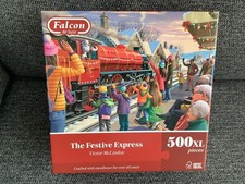 Falcon 500 XL Jigsaw Pieces, The Festive Express, Complete, Vgc