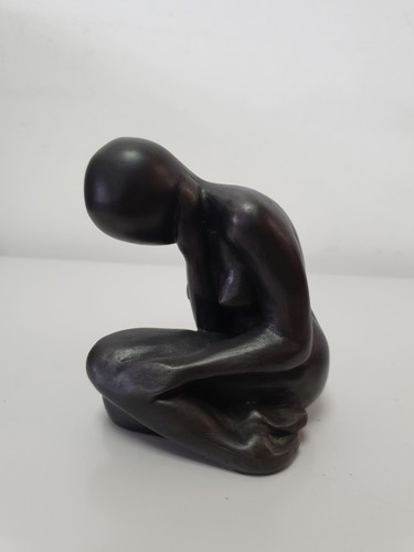 Black resin abstract female