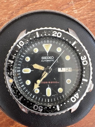 Vintage seiko 7s26 - vintage, black