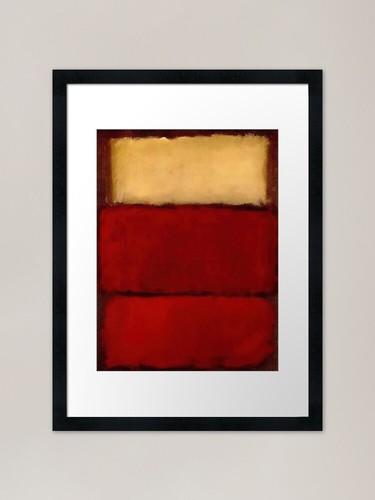 Mark rothko framed art - art, print