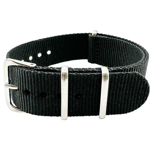 Watch strap black nylon - watch, one