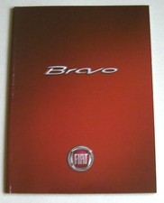 FIAT BRAVO 2007 RANGE CAR BROCHURE. RARER GLOSSY LAUNCH EDITION T JET BLUE & ME
