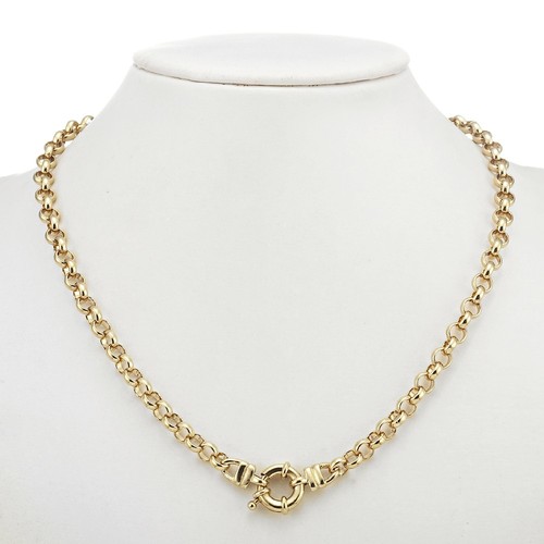 18k solid belcher yellow - gl,