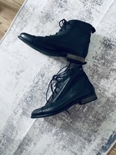 Red Or Dead Victoriana Black Lace Up Victorian Style Ankle Boots  40 UK Size 7