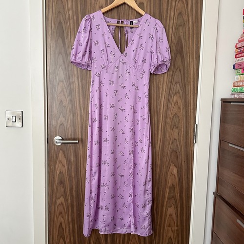 Lilac purple satin - h&m,