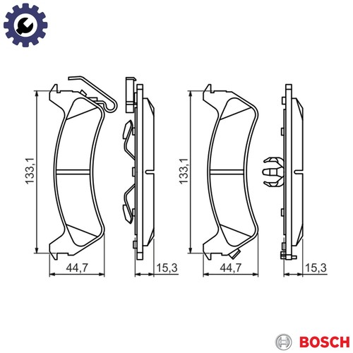 Brake pad set disc - pad,
