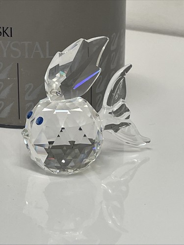 Swarovski fish silver crystal - silver,