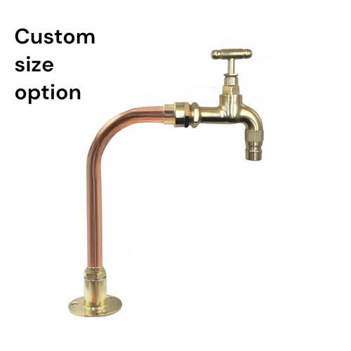 Brass and copper tap - copper,