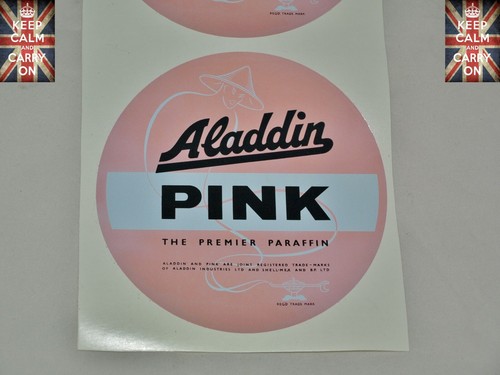 Aladdin paraffin decal - aladdin,