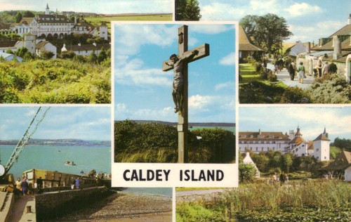 Postcard caldey island - caldey, wales