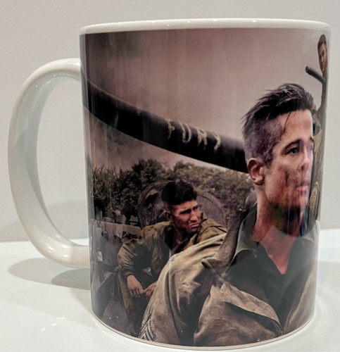 Ww2 movies fury - movies, mug