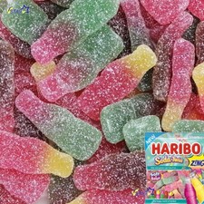 HARIBO Soda Twist Zing Soft sour fizzy fruit cola flavour Pick N Mix 250g-5kg
