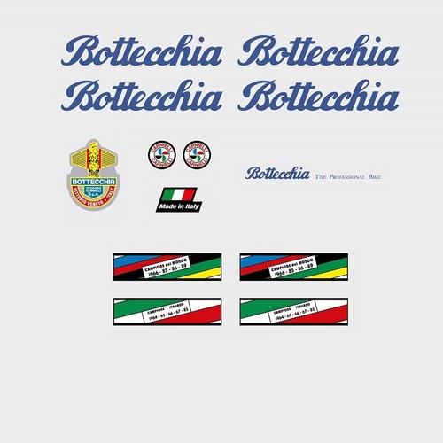 Bottecchia bicycle decals - bicycle,