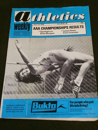 Athletics weekly aaa - athletics,