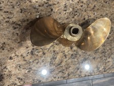 Vintage Brass Boat Propeller