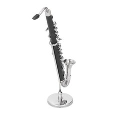 Miniature Bass Saxophone Black