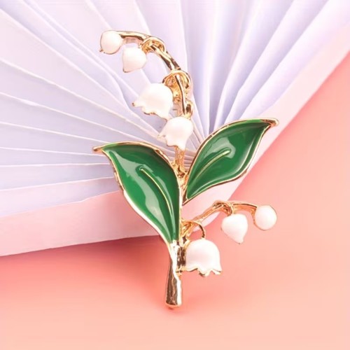 Lily the valley brooch - of,