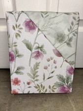 F&F White & Green Reversible Floral Single Duvet Cover New without tags