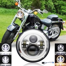 Chrome 7" inch LED Headlight