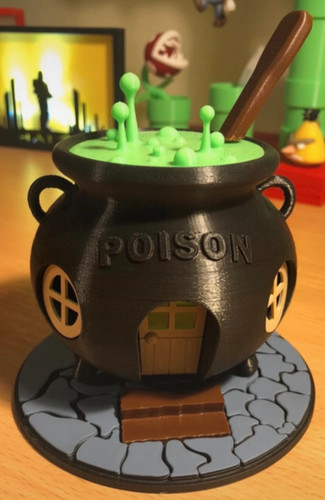 Printed poison cauldron - printed,