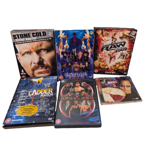 Bundle vhs wwf wwe dvd - vhs, wwf/wwe