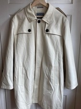 Mens Jacket Coat Trench Showerproof Samuel Windsor Beige Rain Size 44 L XL