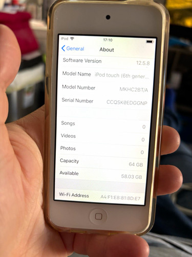 Apple ipod touch 6th gen - apple,