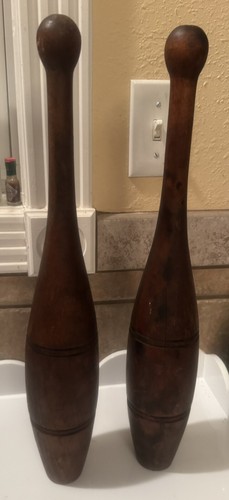 Antique wooden juggling - antique,