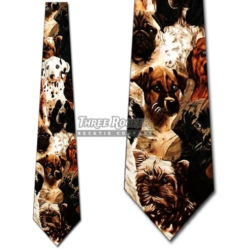 Dog tie canine neckties mens - dog,