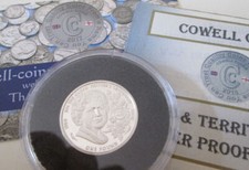 UK ROYAL MINT & POBJOY MINT SILVER PROOF £1 COIN ENCAPSULATED WITH COA