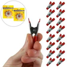 Mini clips red small - small, metal
