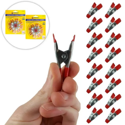 Mini clips red small metal - 16,