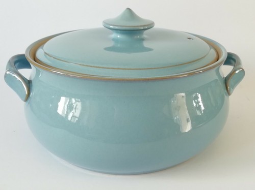 Denby colonial blue serving - denby,