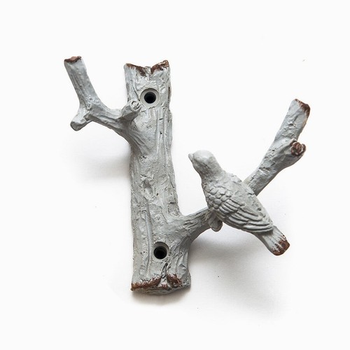 Cast iron wall bird - iron,
