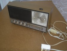 vintage monogram radio alarm clock