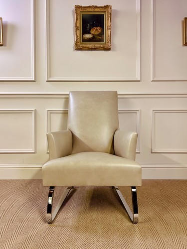 Contemporary leather lounge - leather,