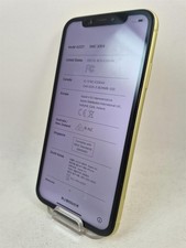 Apple iPhone 11 A2221 128GB 12MP Camera iOS Smartphone Yellow Unlocked