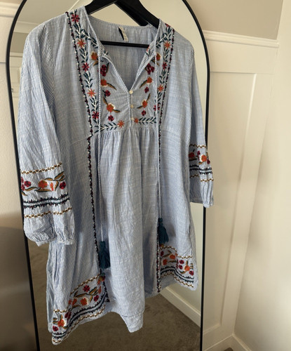 Zara trf blue white - zara,